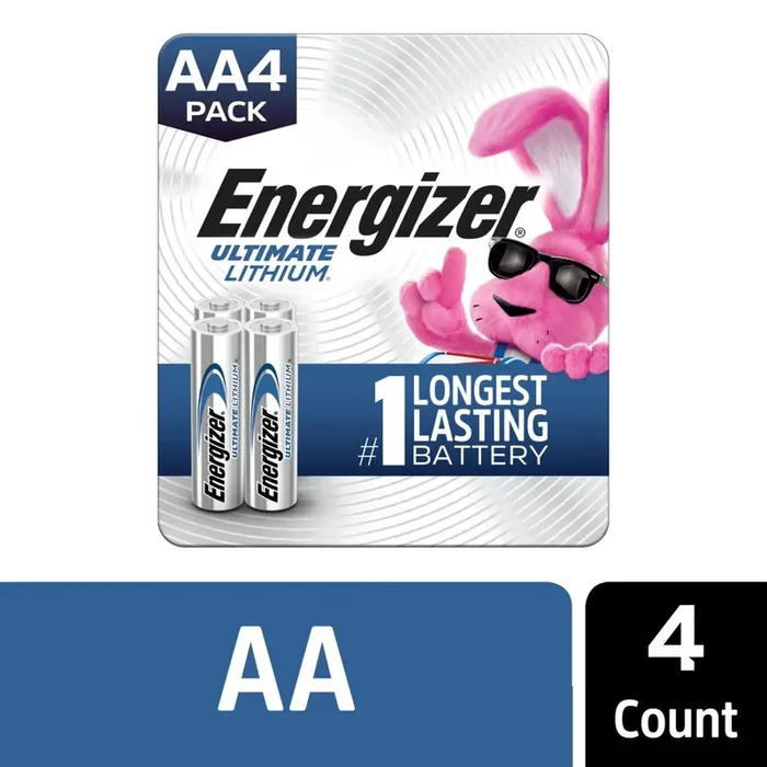 Energizer Lithium Aa Batteries 4Ct