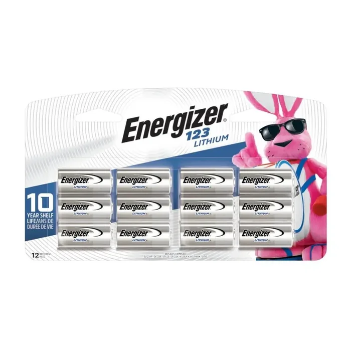 Energizer Lithium CR123 Digital camera Batteries 12 -Pack