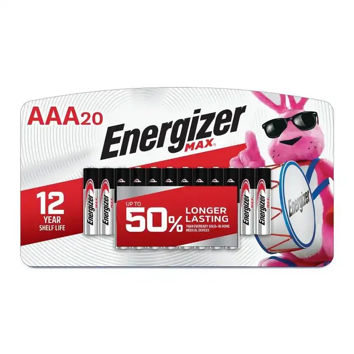 Energizer Max AAA Batteries – 20pk Alkaline Battery