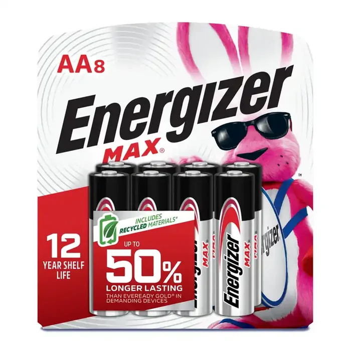 Energizer MAX Alkaline AA Batteries ( 8 -Pack)