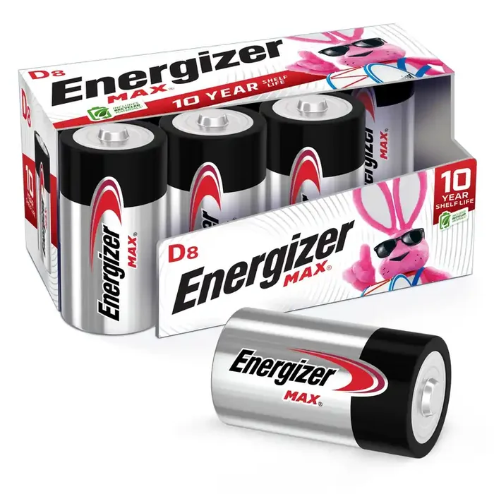 Energizer MAX Alkaline D Batteries ( 8 -Pack )