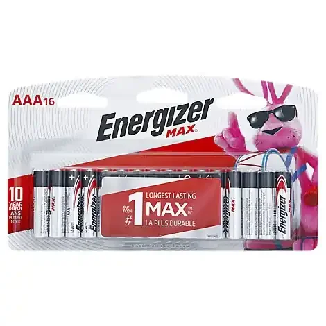 Energizer Max E92Lp-16 Multipurpose Battery – Aaa – Alkaline Manganese Dioxide