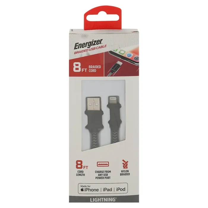 Energizer Nylon Braided Sync And Cable