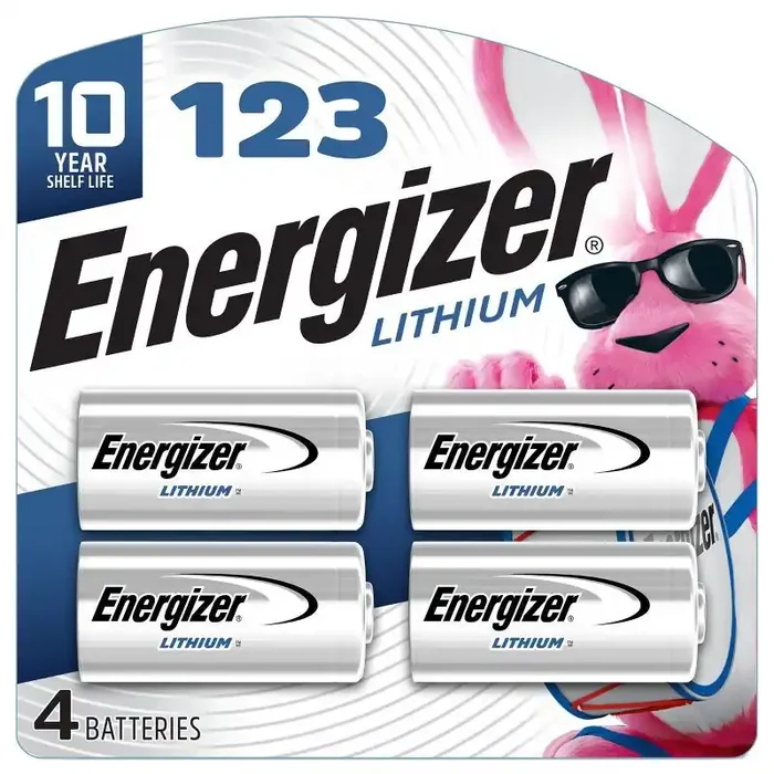 Energizer Ultimate Lithium 123 Photo Batteries – 4pk Lithium Battery