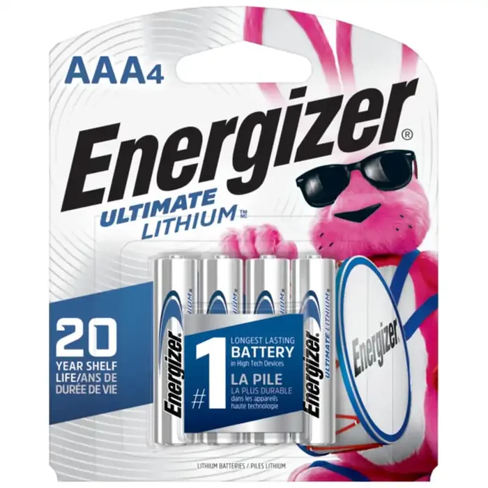Energizer Ultimate Lithium AAA Batteries ( 4 -Pack)