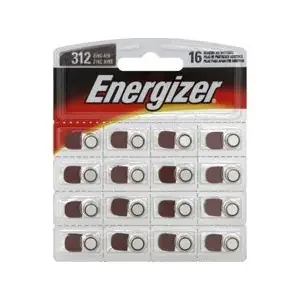 Energizer Zinc Air Hearing Aid Batteries Size 312