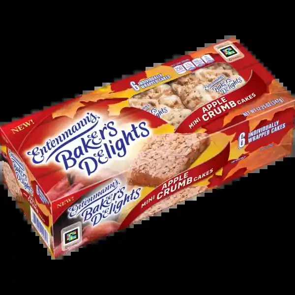 Entenmann‘s Bakery Delights Mini Crumb Cakes Apple Cinnamon