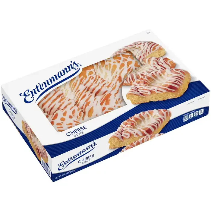 Entenmann‘s Cheese Buns, 18 oz, Pastries, Box