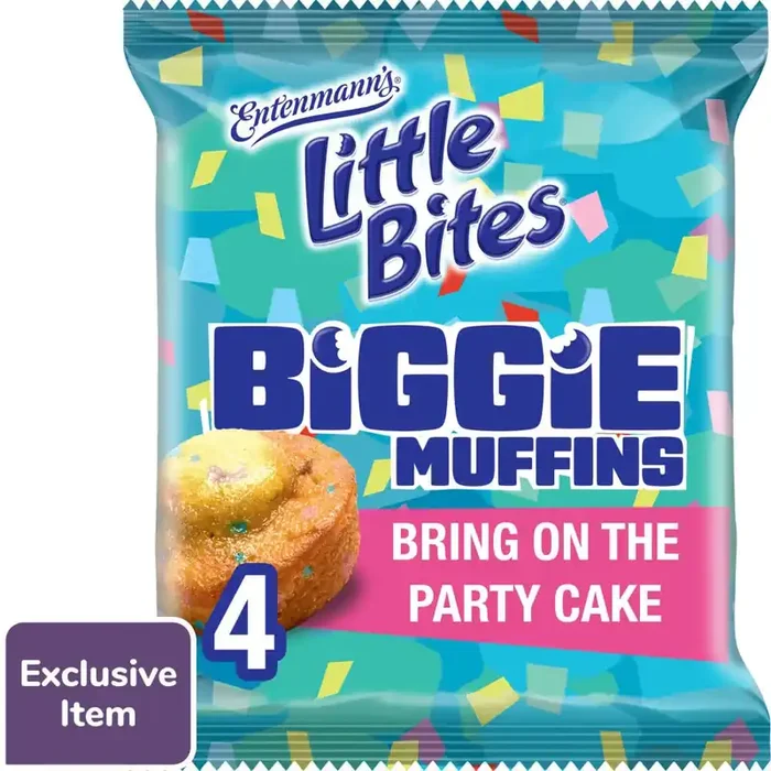 Entenmann‘s Little Bites Bring On The Party Cake Biggie Muffins