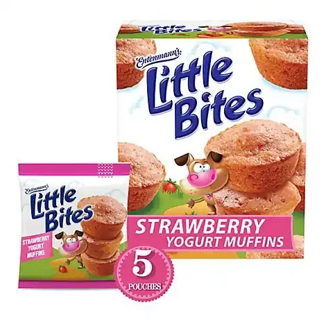 Entenmann‘s Little Bites Strawberry Yogurt Mini Muffins – 20 Count