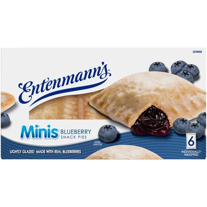 Entenmann‘s Minis Blueberry Snack Pies- Seasonal LTO, 6 count, 12 oz