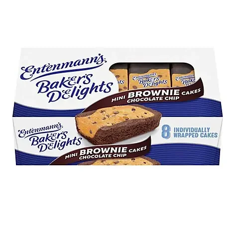 Entenmann‘s Minis Brownie Chocolate Chip Cakes – 12.25 Oz