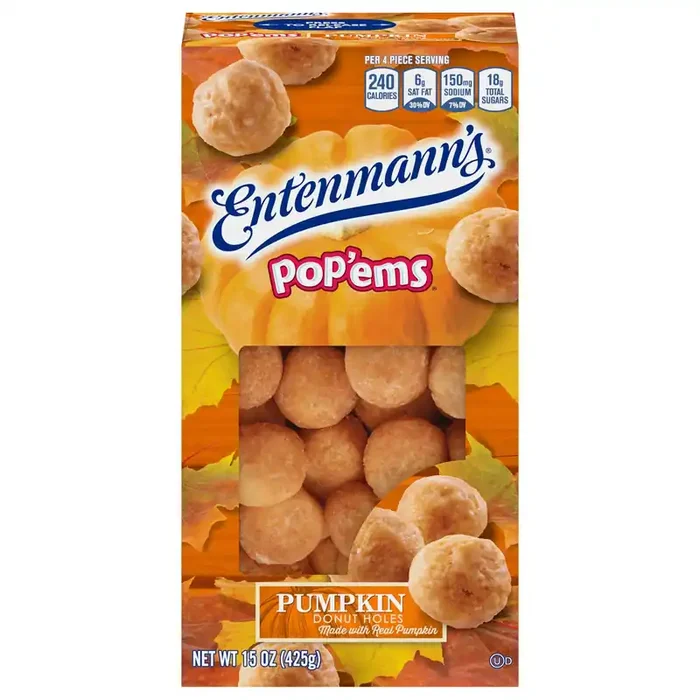 Entenmann‘s Pop‘ems Pumpkin Donut Holes