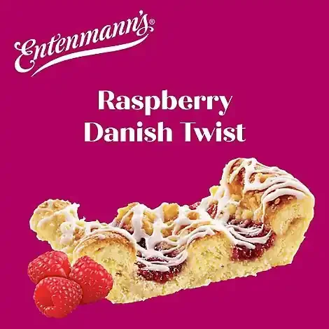 Entenmanns Raspberry Danish Twist – 15 Oz