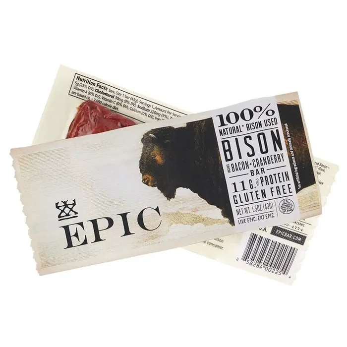 Epic Uncured Bacon Cranberry Bison Bar