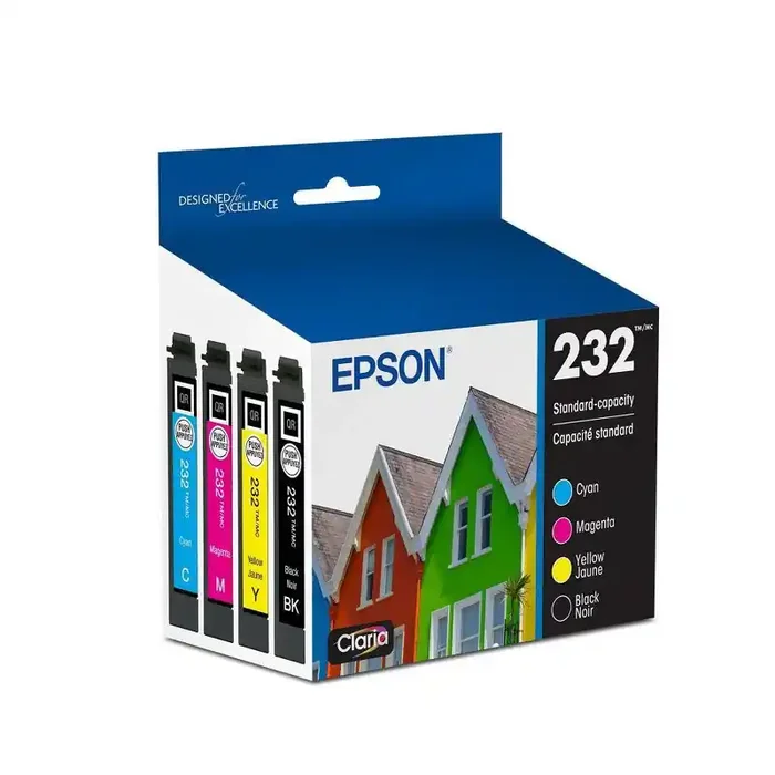 Epson 232 Multipack Ink Cartridges (CMYK) (T232120-BCS) Standard Yield CMYK Pack