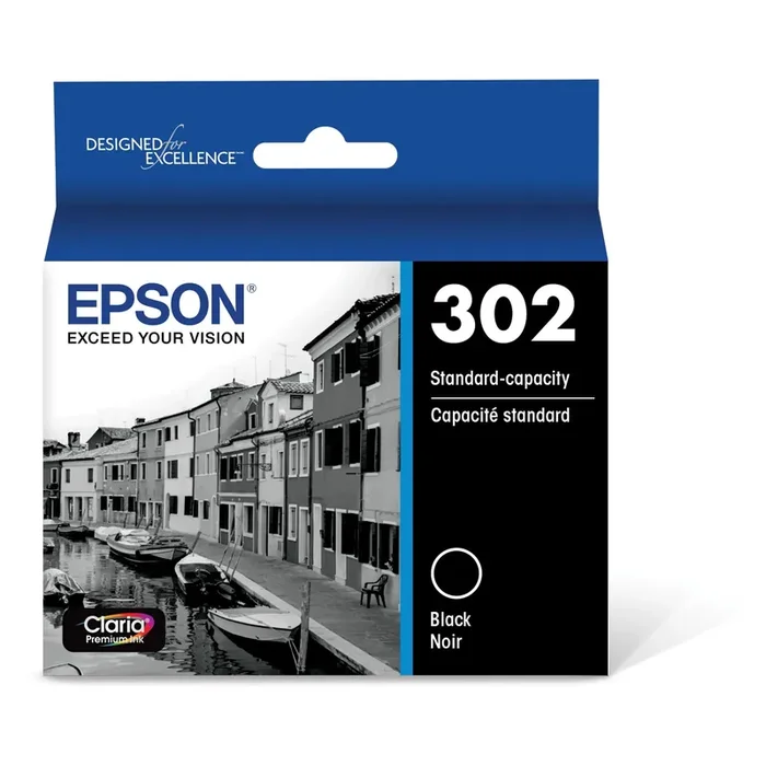 Epson 302 Single Ink Cartridge – Black (T302020-CP)