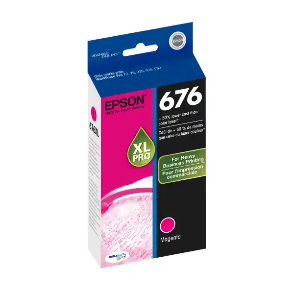 Epson 676XL Cyan Ink Cartridge