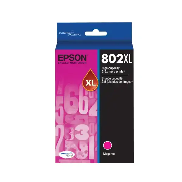 Epson Durabrite Ultra T802Xl320-S High-Yield Magenta Ink Cartridge