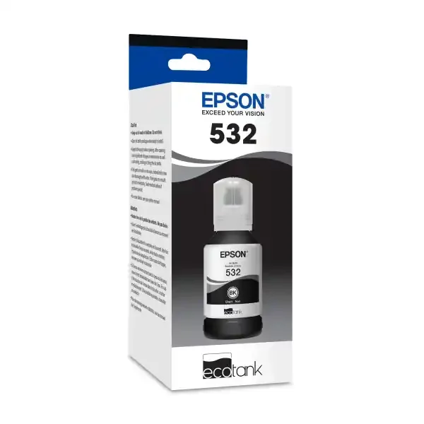 Epson Ecotank 532 – Ultra High Capacity – Black – Original – Ink Refill – For Ecotank Et-M1170, Et-M2170, Et-M3170