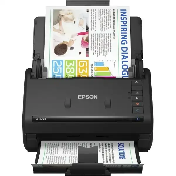 Epson Workforce Es-400 Ii Color Duplex Document Scanner, 6.9″H X 6.6″W X 11.6″D, B11B261201