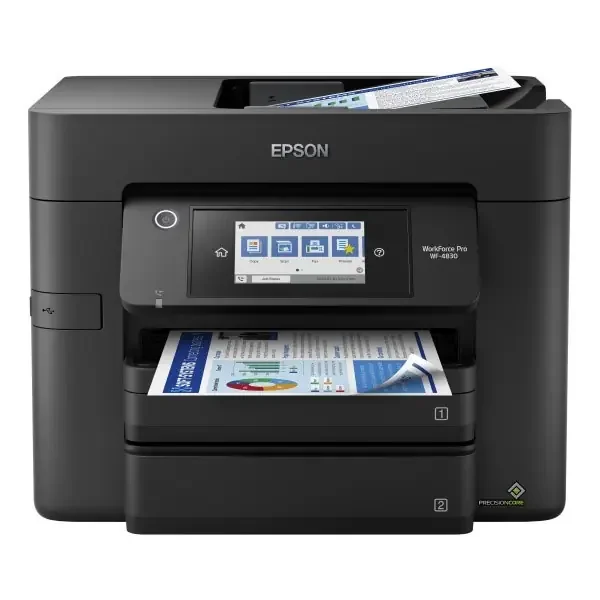Epson Workforce Pro Wf-4830 Wireless Inkjet All-In-One Color Printer, C11Cj05201
