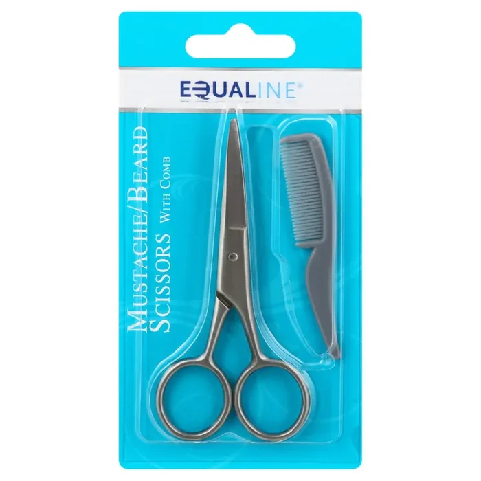 Equaline Scissor Mustache/Beard+ Comb 1