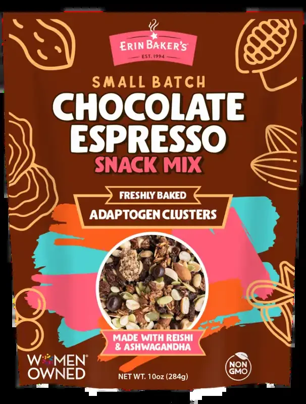 Erin Baker‘s Small Batch Chocolate Espresso Snack Mix