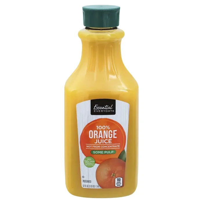 Essential Everyday 100% Juice, Orange, Some Pulp – 52 oz