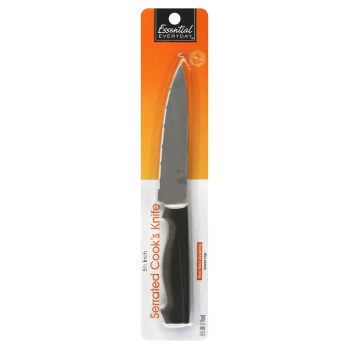 Essential Everyday 5.5 Inch Serrated Cook Knife