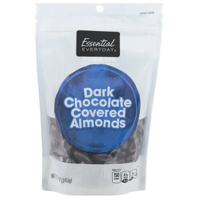 Essential Everyday Almonds, Dark Chocolate Covered