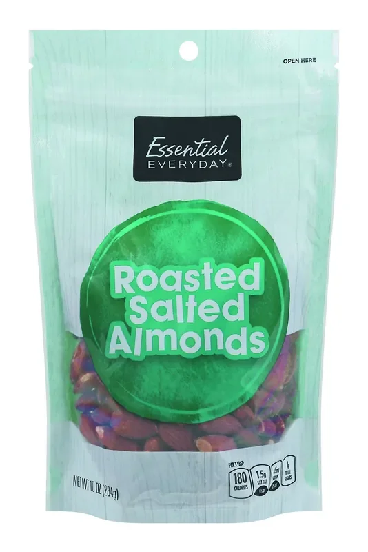 Essential Everyday Almonds, Salted, Roasted- 10 oz