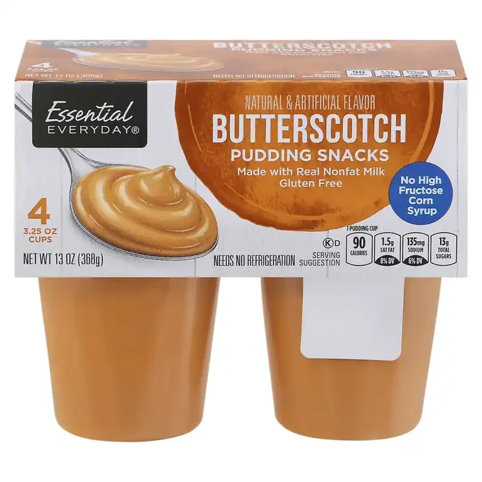Essential Everyday Butterscotch Ready To Eat Pudding – 13 oz