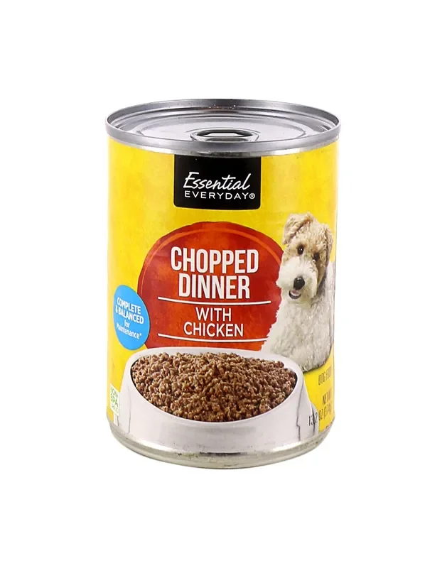 Essential Everyday Dog Food, Chopped Dinner, with Chicken