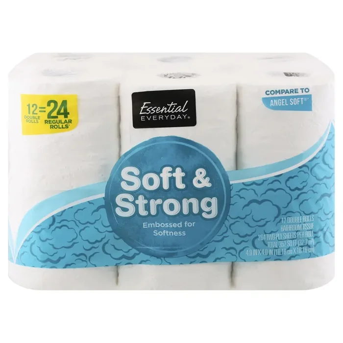 Essential Everyday Double Roll Bath Tissue S&S