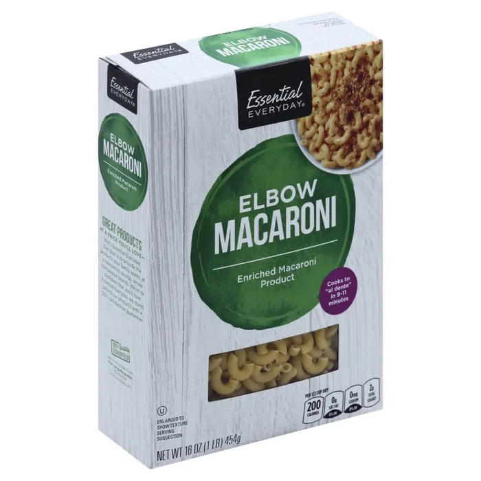 Essential Everyday Elbow Macaroni Pasta – 16 oz