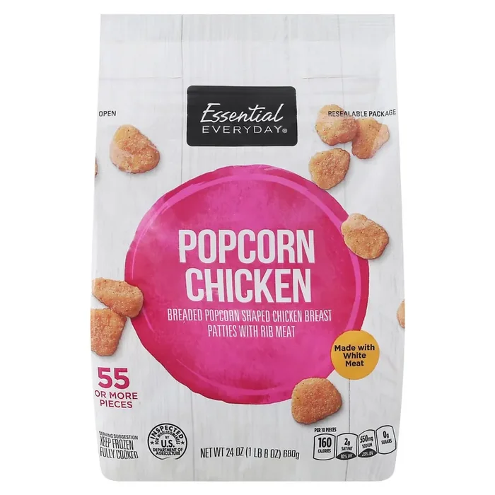 Essential Everyday Essevrydy Ee Popcorn Chicken Breaded