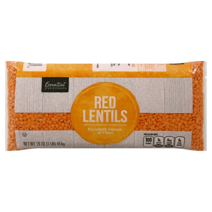 Essential Everyday Essevrydy Red Lentil Beans – 1 lb
