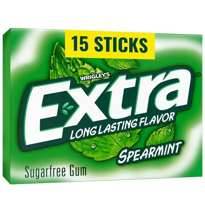 Extra Spearmint Sugar-Free Chewing Gum – 15ct