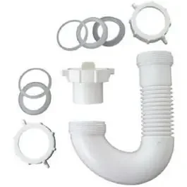 Flexible Drain J Bend With Hi-Line Adapter