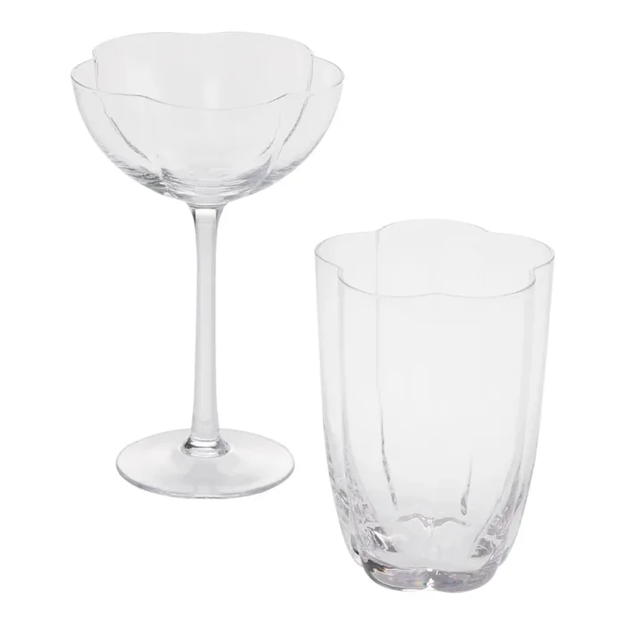 Flower Shaped Bar Glass