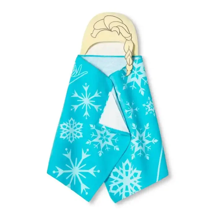 Frozen Elsa Kids‘ Hooded Bath Towel Blue