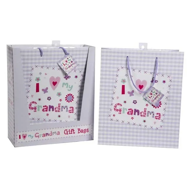 Gift Bag Large I Love Grandma