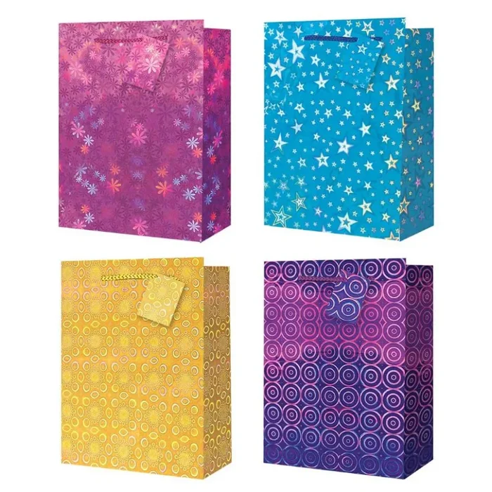 Gift Bag Medium Holographic – Case of 12