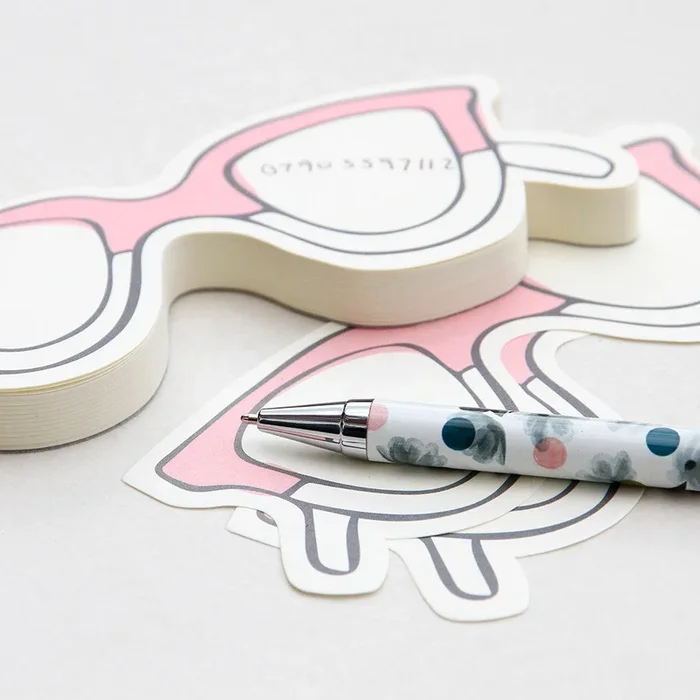 Glasses Shaped Notepad