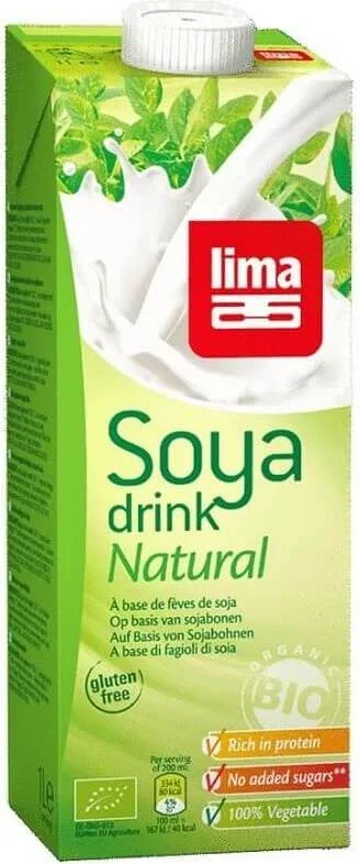 Glutenfreies Sojagetränk BIO 1000 ml – LIMA