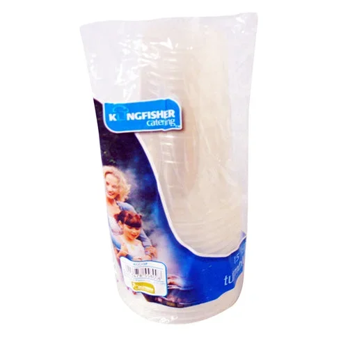 Half Pint Plastic Tumblers 15 pack