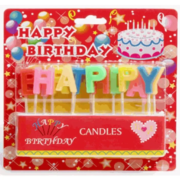 Happy Birthday Candle Set