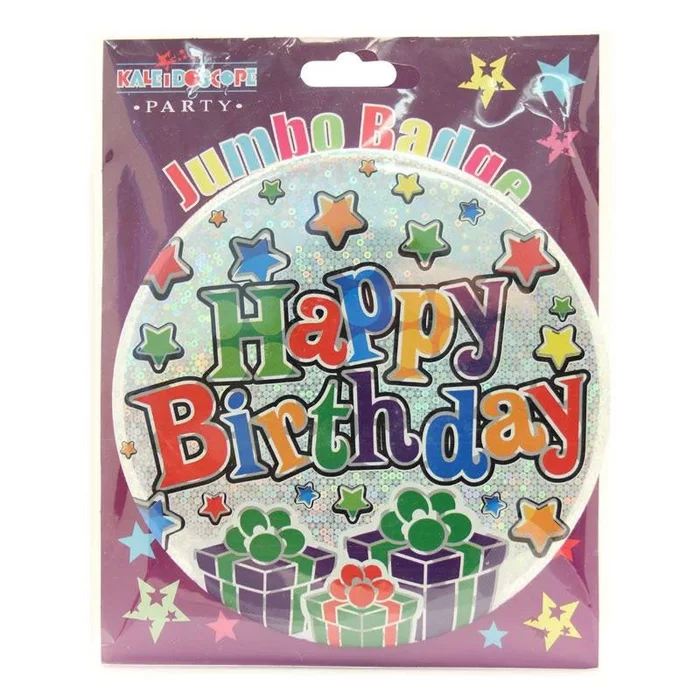 Happy Birthday Party Badge 15cm