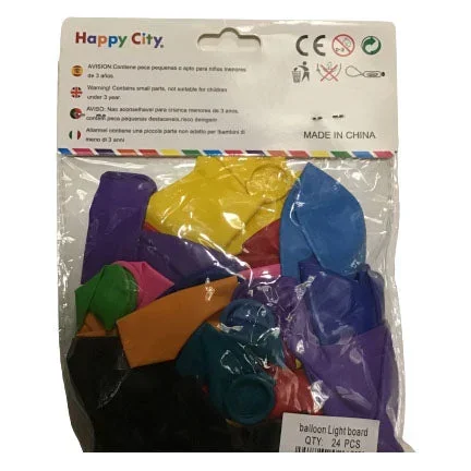 Happy City Globos Balloons 10 Pack